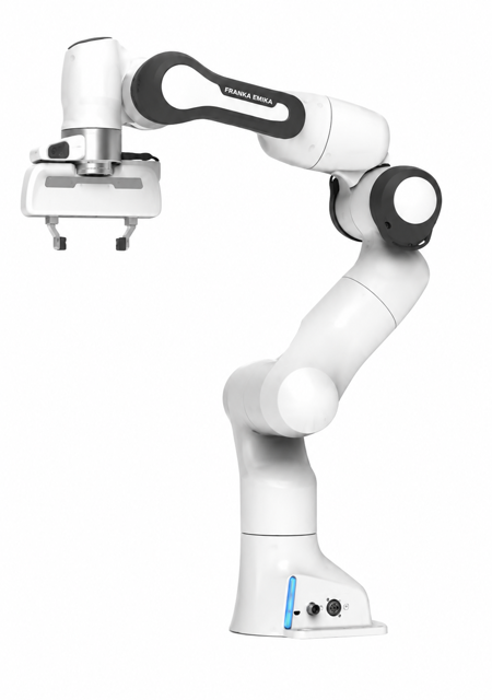 Franka research arm with gripper