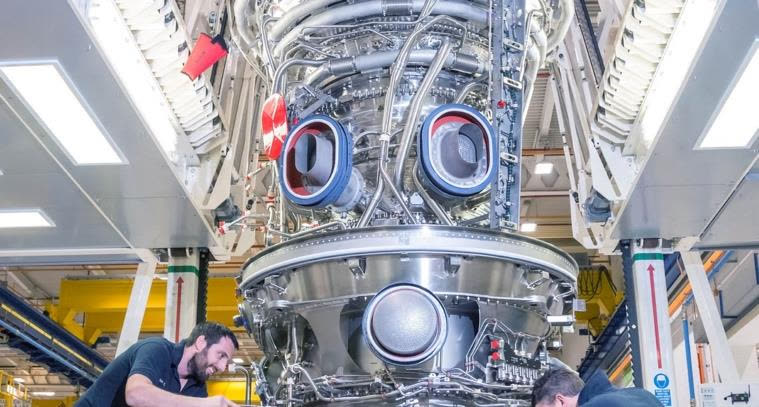 Aero-engine final assembly line